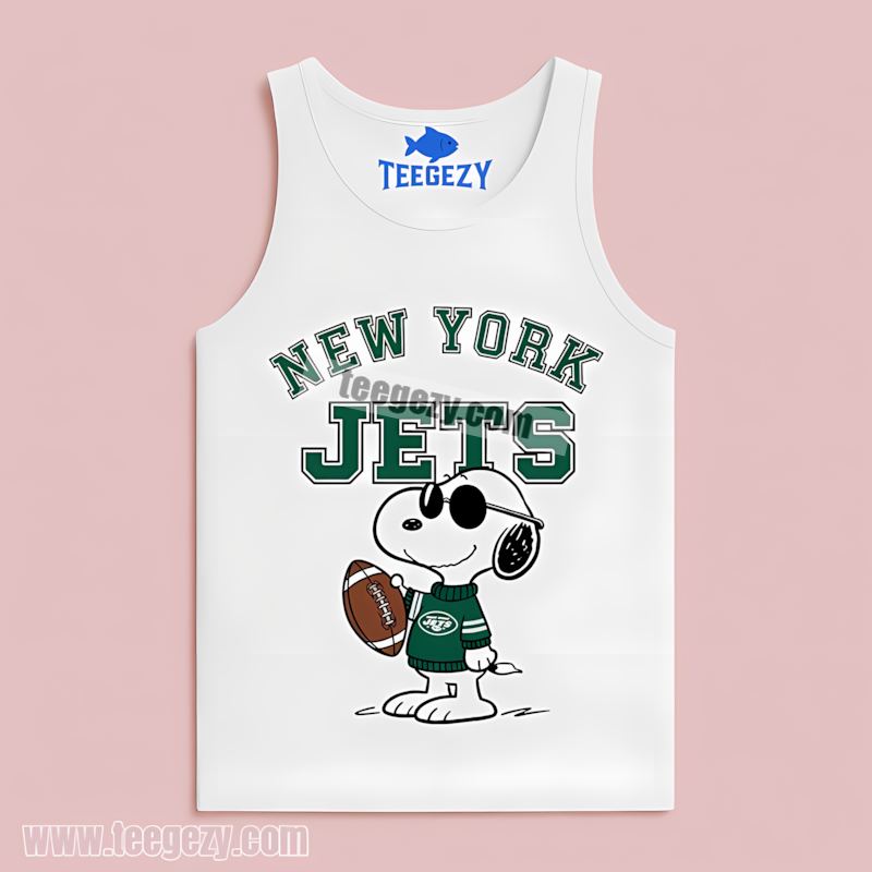 New York Jets Snoopy Comfort Colors Fan TTanktop New York Jets Snoopy Comfort Colors Fan TTanktop