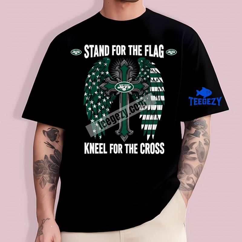 New York Jets Stand For The Flag Statement TT-Shirt New York Jets Stand For The Flag Statement TT-Shirt