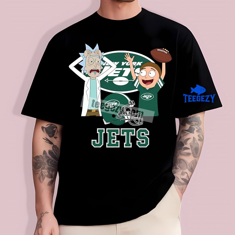 New York Jets Vs Rick And Morty Fan T-Shirt New York Jets Vs Rick And Morty Fan T-Shirt