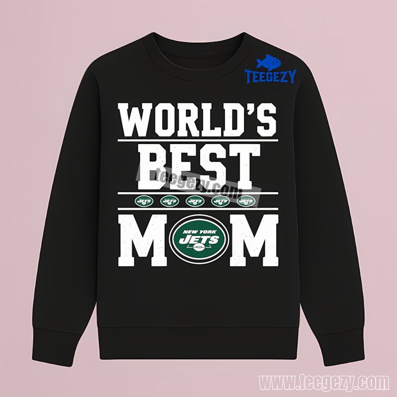 New York Jets Worlds Best Mom Fan Long Sleeve New York Jets Worlds Best Mom Fan Long Sleeve