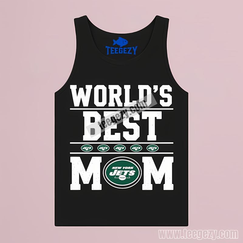 New York Jets Worlds Best Mom Fan Tanktop New York Jets Worlds Best Mom Fan Tanktop