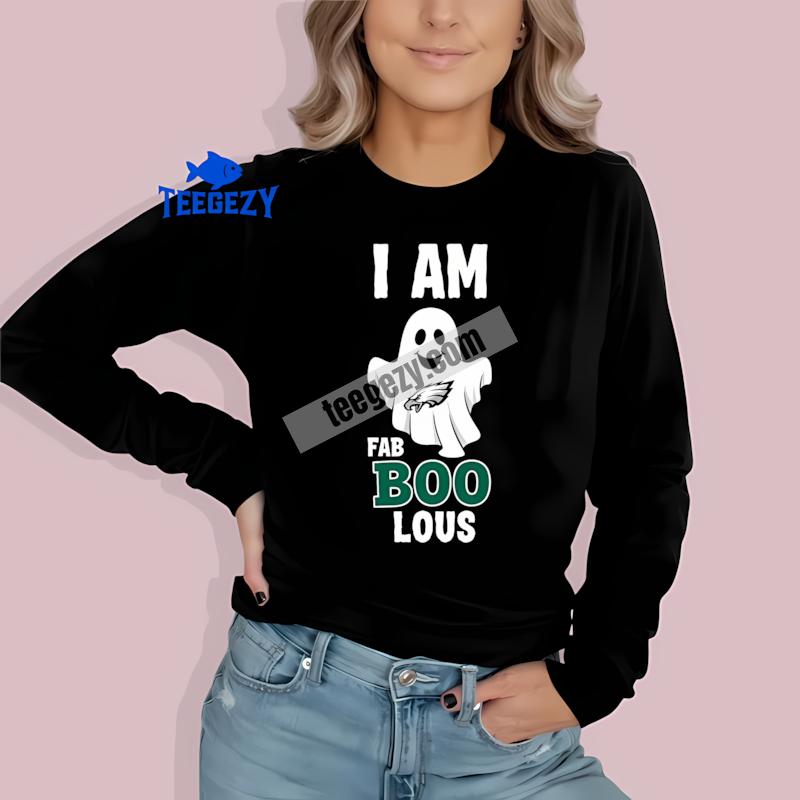 Philadelphia Eagles Ghost I Am Fab Boo Lous Long Sleeve Design Online Philadelphia Eagles Ghost I Am Fab Boo Lous Long Sleeve Design Online