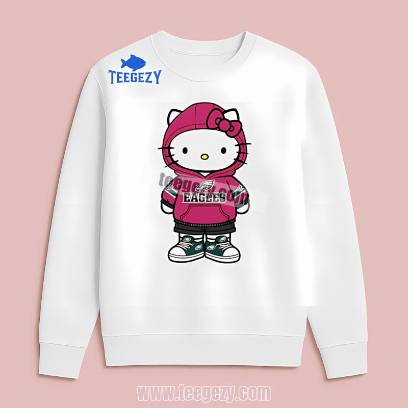 Philadelphia Eagles Hello Kitty Long Sleeve Philadelphia Eagles Hello Kitty Long Sleeve