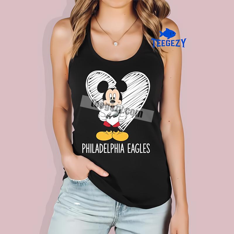 Philadelphia Eagles Mickey Heart Tanktop Design Online Philadelphia Eagles Mickey Heart Tanktop Design Online