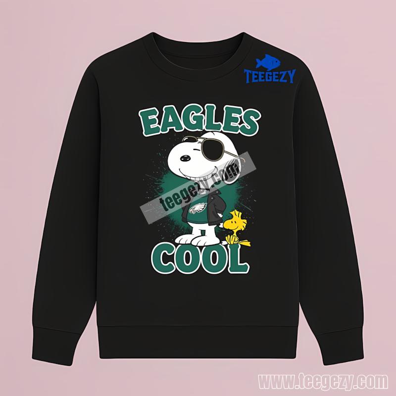 Philadelphia Eagles Snoopy Cool Retro Long Sleeve Philadelphia Eagles Snoopy Cool Retro Long Sleeve
