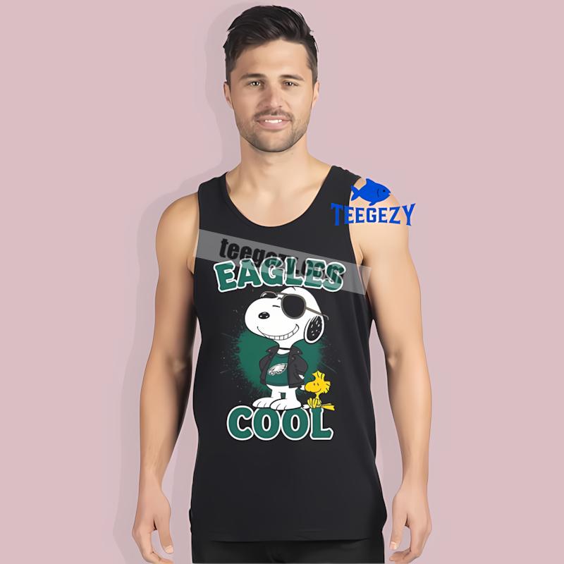 Philadelphia Eagles Snoopy Cool Retro Tanktop Philadelphia Eagles Snoopy Cool Retro Tanktop