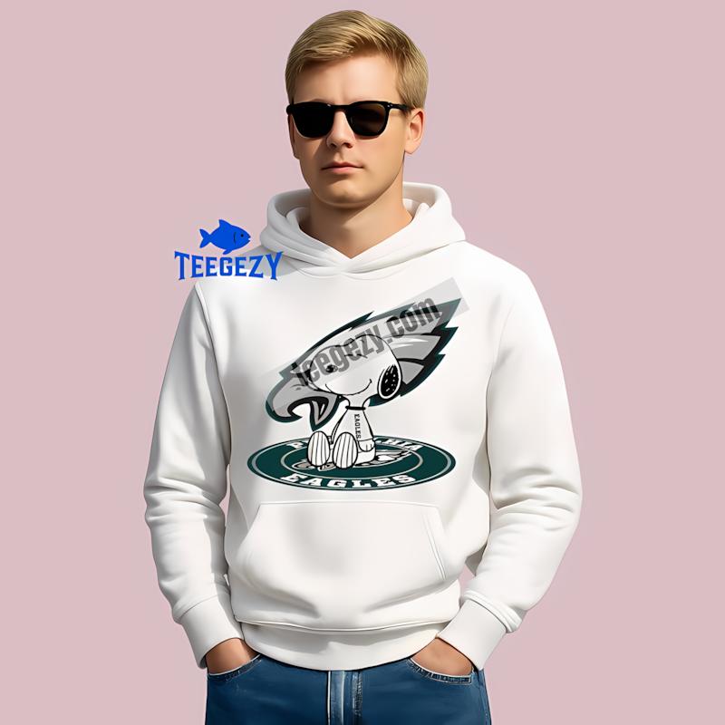 Philadelphia Eagles Snoopy Tattoo Logo On Arm Casual Hoodie Philadelphia Eagles Snoopy Tattoo Logo On Arm Casual Hoodie