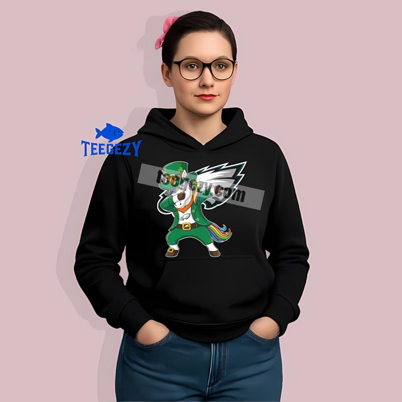 Philadelphia Eagles St Patricks Day Vs Dabbing Unicorn Hoodie Philadelphia Eagles St Patricks Day Vs Dabbing Unicorn Hoodie