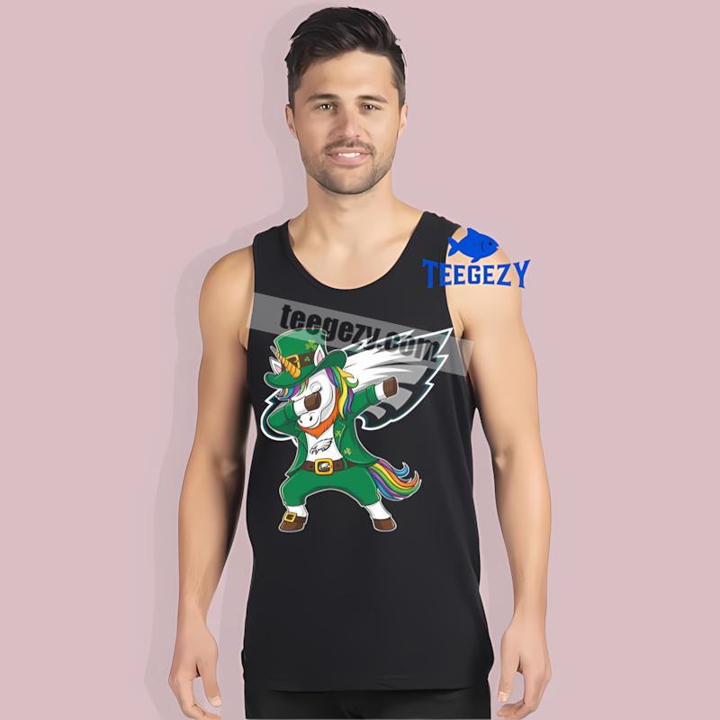 Philadelphia Eagles St Patricks Day Vs Dabbing Unicorn Tanktop Philadelphia Eagles St Patricks Day Vs Dabbing Unicorn Tanktop
