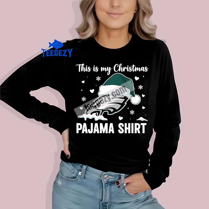 Philadelphia Eagles This Is My Christmas Pajama Best Long Sleeve Philadelphia Eagles This Is My Christmas Pajama Best Long Sleeve