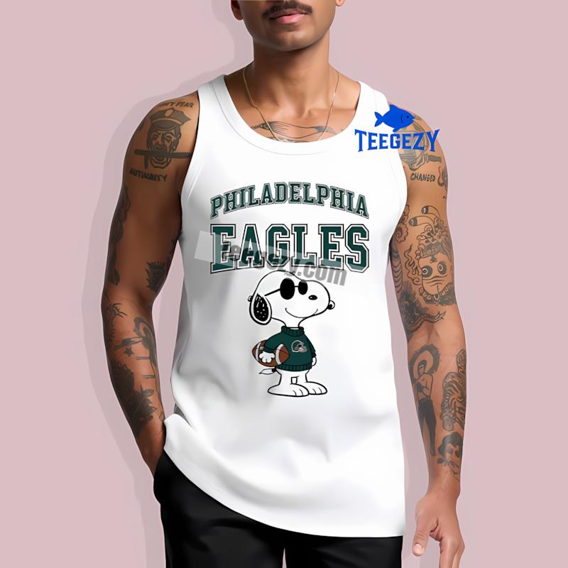 Philadelphia Eagles Vs Cool Snoopy Tanktop Design Philadelphia Eagles Vs Cool Snoopy Tanktop Design