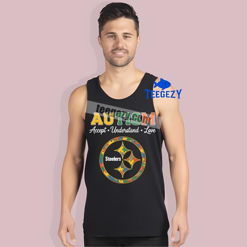 Pittsburgh STanktoplers Autism Awareness Accept Understand Love Shirt Pittsburgh STanktoplers Autism Awareness Accept Understand Love Shirt