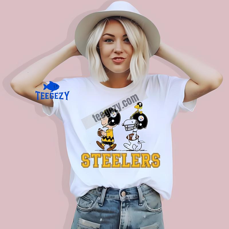 Pittsburgh ST-Shirtlers Charlie Brown Snoopy Football Graphic Shirt Pittsburgh ST-Shirtlers Charlie Brown Snoopy Football Graphic Shirt