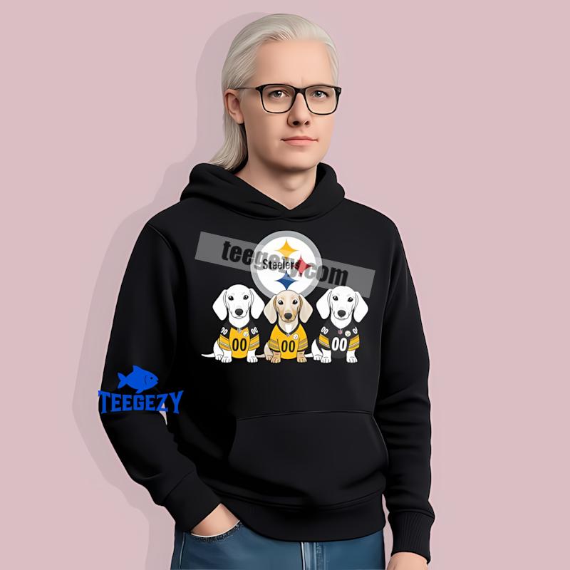 Pittsburgh SHoodielers Dachshund Dogs Printed Shirt Pittsburgh SHoodielers Dachshund Dogs Printed Shirt