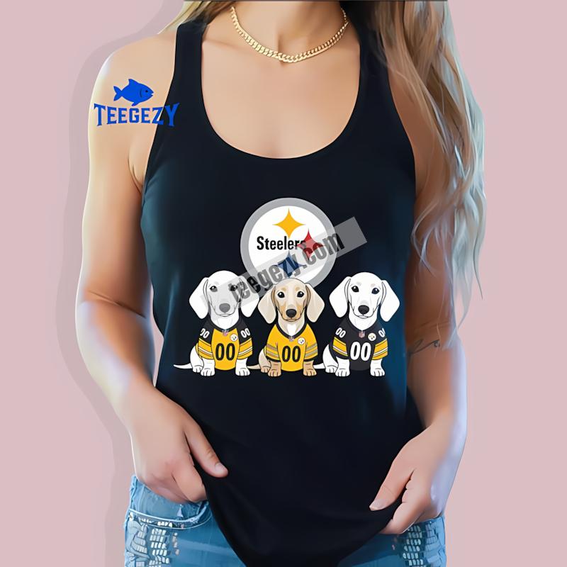 Pittsburgh STanktoplers Dachshund Dogs Printed Shirt Pittsburgh STanktoplers Dachshund Dogs Printed Shirt