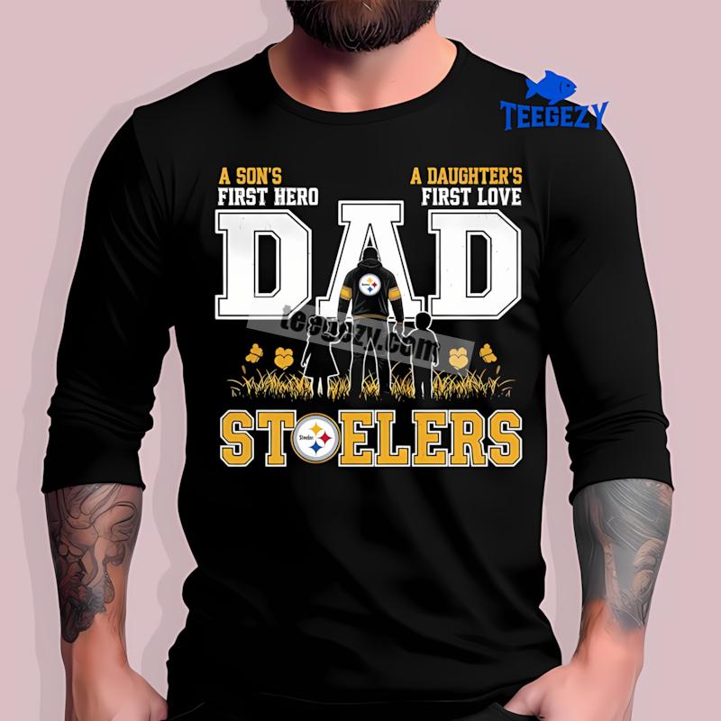Pittsburgh SLong Sleevelers Dad Sons And Daughters Love Shirt Pittsburgh SLong Sleevelers Dad Sons And Daughters Love Shirt