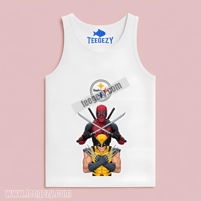 Pittsburgh STanktoplers Deadpool Wolverine Shirt For Women Pittsburgh STanktoplers Deadpool Wolverine Shirt For Women