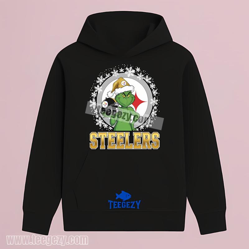 Pittsburgh SHoodielers Grinch Holding Helmet Retro Shirt Pittsburgh SHoodielers Grinch Holding Helmet Retro Shirt