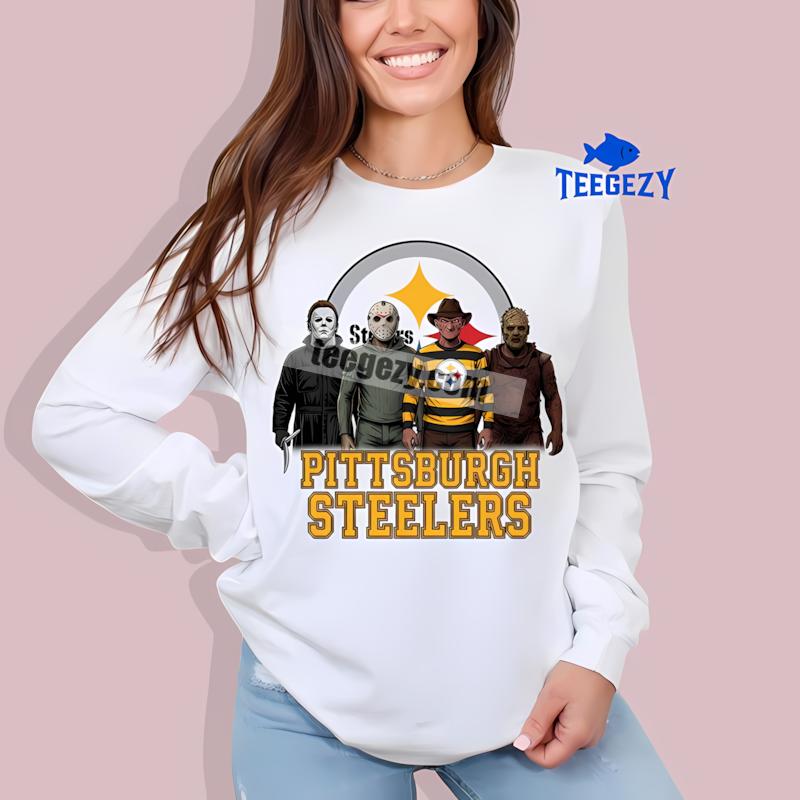Pittsburgh SLong Sleevelers Halloween Horror Killers Cool Shirt Pittsburgh SLong Sleevelers Halloween Horror Killers Cool Shirt