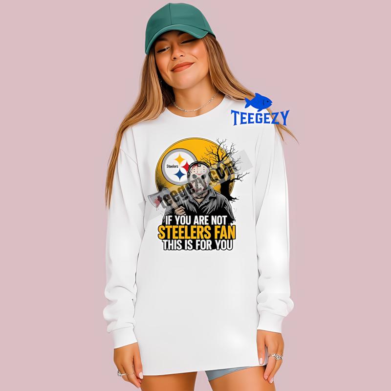 Pittsburgh SLong Sleevelers Halloween Jason Voorhees Mens Graphic Shirt Pittsburgh SLong Sleevelers Halloween Jason Voorhees Mens Graphic Shirt