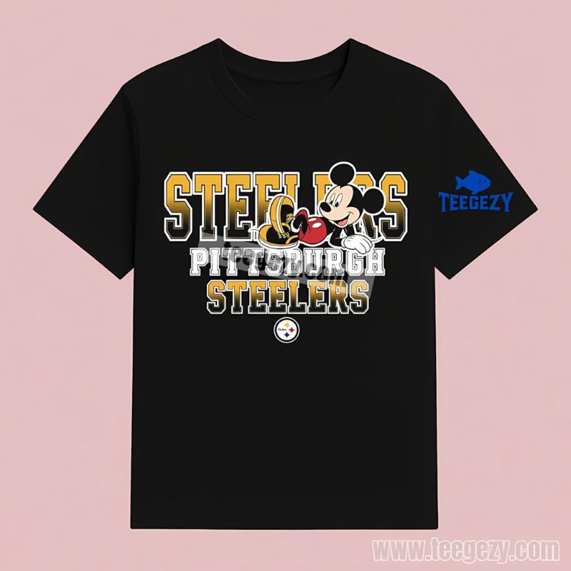 Pittsburgh ST-Shirtlers Mickey Mouse Relaxed Regular Shirt Pittsburgh ST-Shirtlers Mickey Mouse Relaxed Regular Shirt