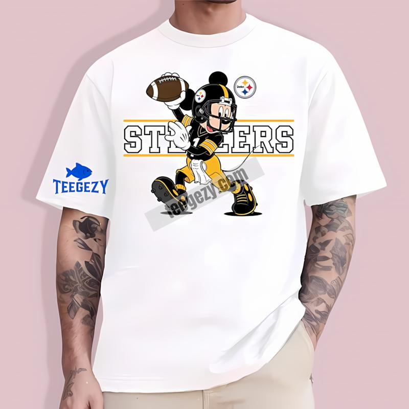 Pittsburgh ST-Shirtlers Mickey Quarterback Football Trendy Shirt Pittsburgh ST-Shirtlers Mickey Quarterback Football Trendy Shirt