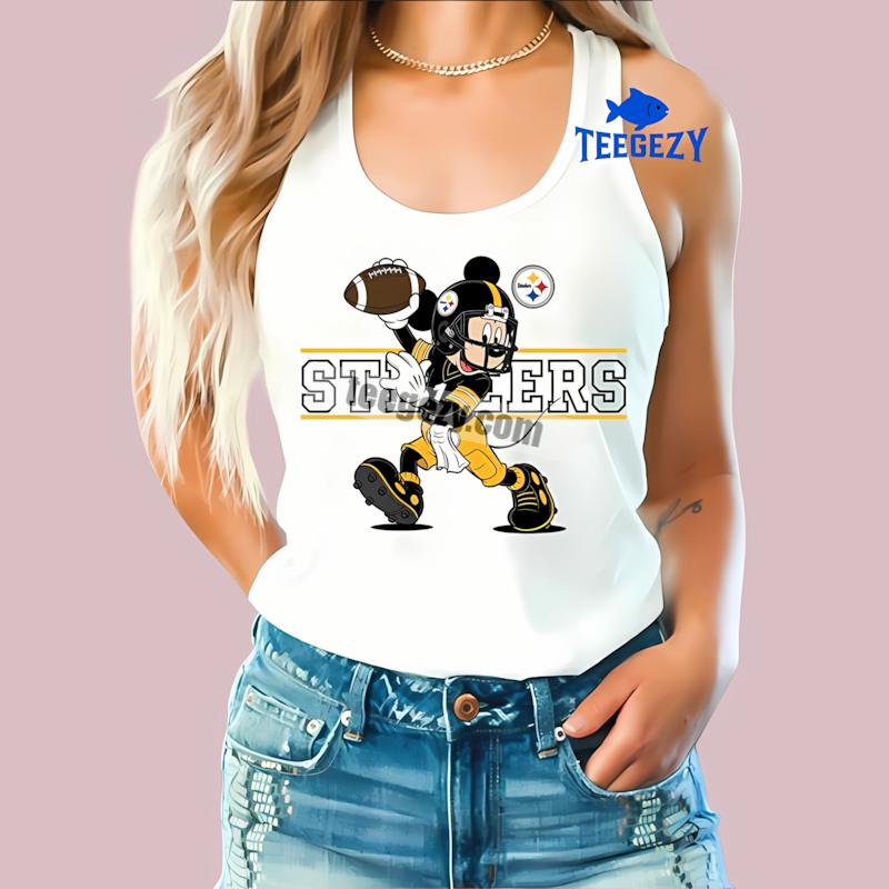 Pittsburgh STanktoplers Mickey Quarterback Football Trendy Shirt Pittsburgh STanktoplers Mickey Quarterback Football Trendy Shirt