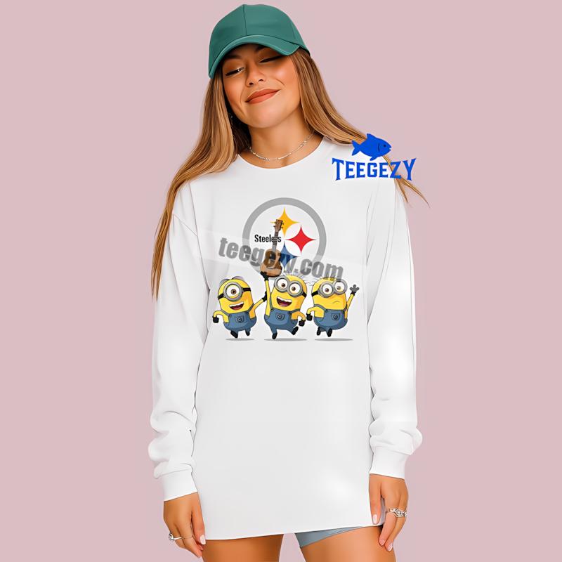 Pittsburgh SLong Sleevelers Minions Custom Shirt Pittsburgh SLong Sleevelers Minions Custom Shirt