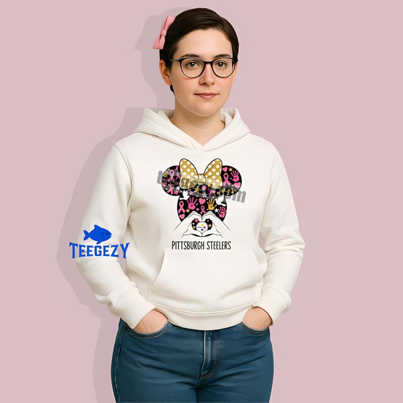 Pittsburgh SHoodielers Minnie Mouse Breast Cancer Awareness Shirt Pittsburgh SHoodielers Minnie Mouse Breast Cancer Awareness Shirt
