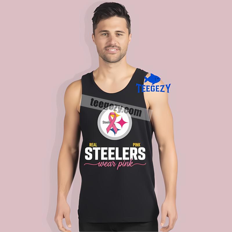Pittsburgh STanktoplers Real Fans Wear Pink Retro Shirt Pittsburgh STanktoplers Real Fans Wear Pink Retro Shirt