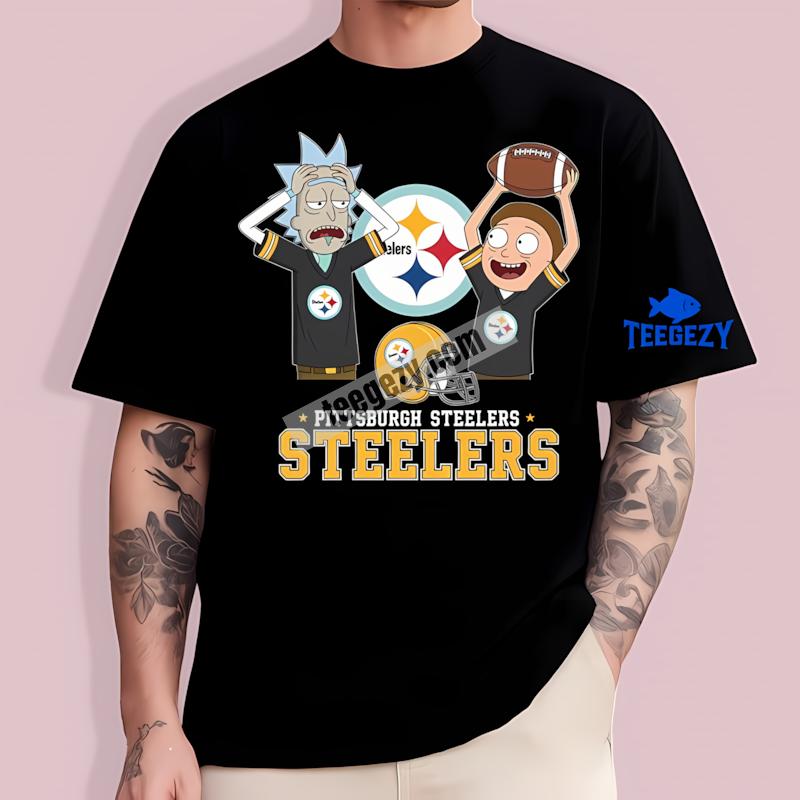 Pittsburgh ST-Shirtlers Rick And Morty Mens Shirt Pittsburgh ST-Shirtlers Rick And Morty Mens Shirt