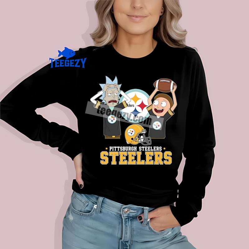 Pittsburgh SLong Sleevelers Rick And Morty Mens Shirt Pittsburgh SLong Sleevelers Rick And Morty Mens Shirt