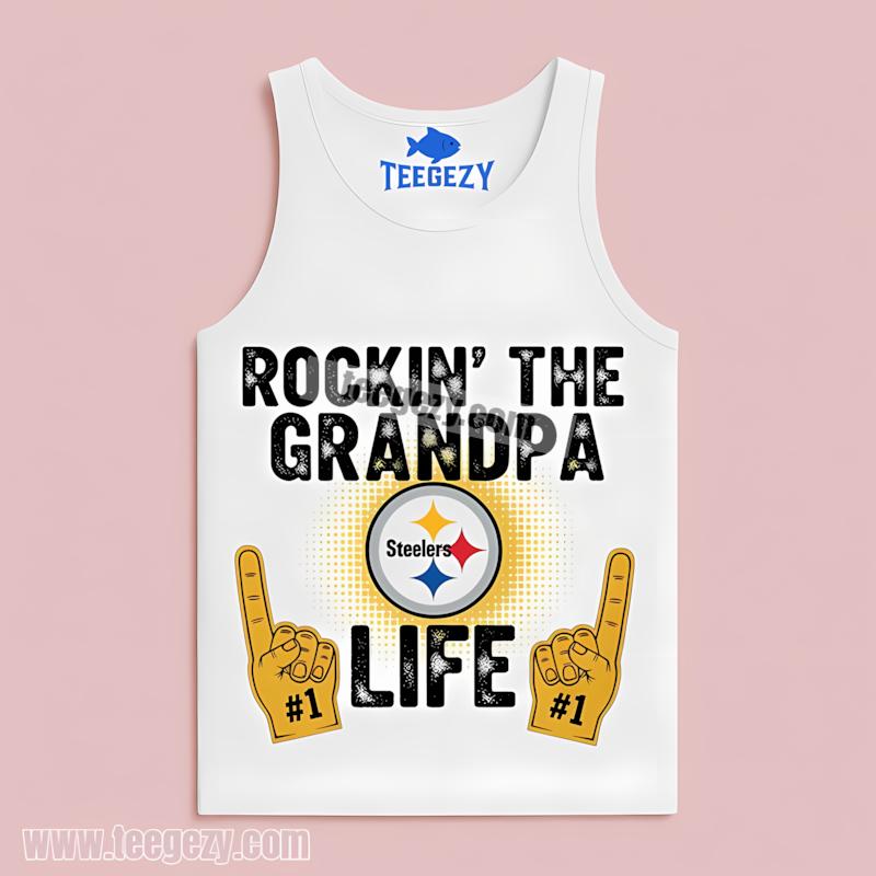 Pittsburgh STanktoplers Rockin The Grandpa Life Cheap Custom Shirt Pittsburgh STanktoplers Rockin The Grandpa Life Cheap Custom Shirt