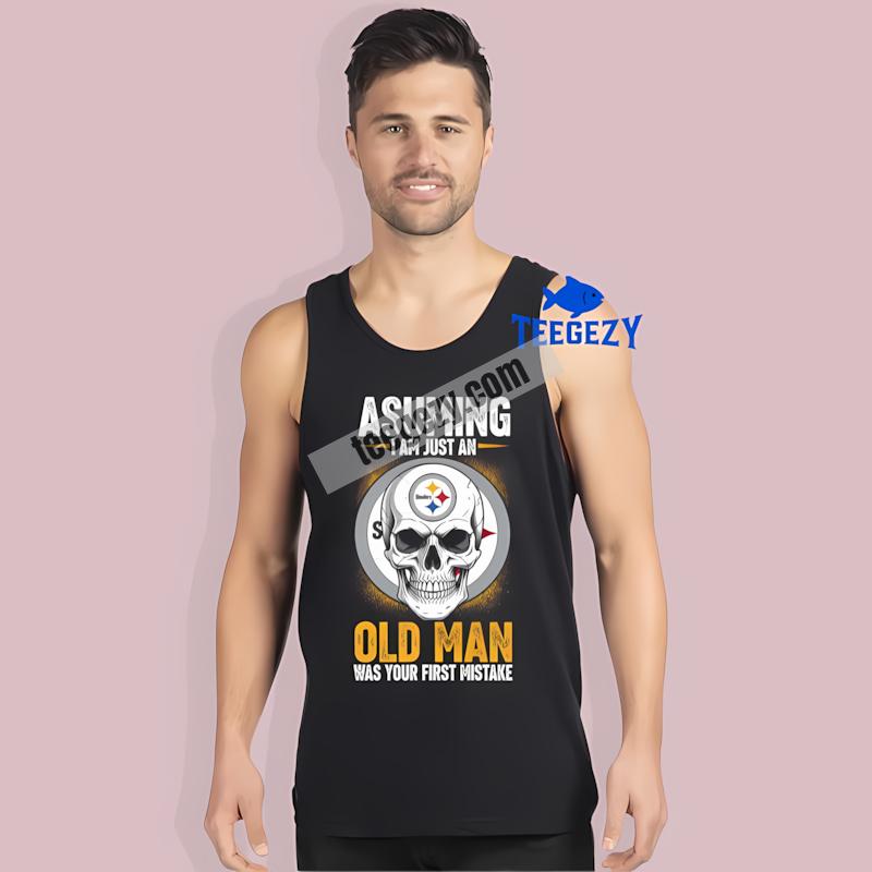 Pittsburgh STanktoplers Skull Assuming An Old Man Shirt Design Online Pittsburgh STanktoplers Skull Assuming An Old Man Shirt Design Online