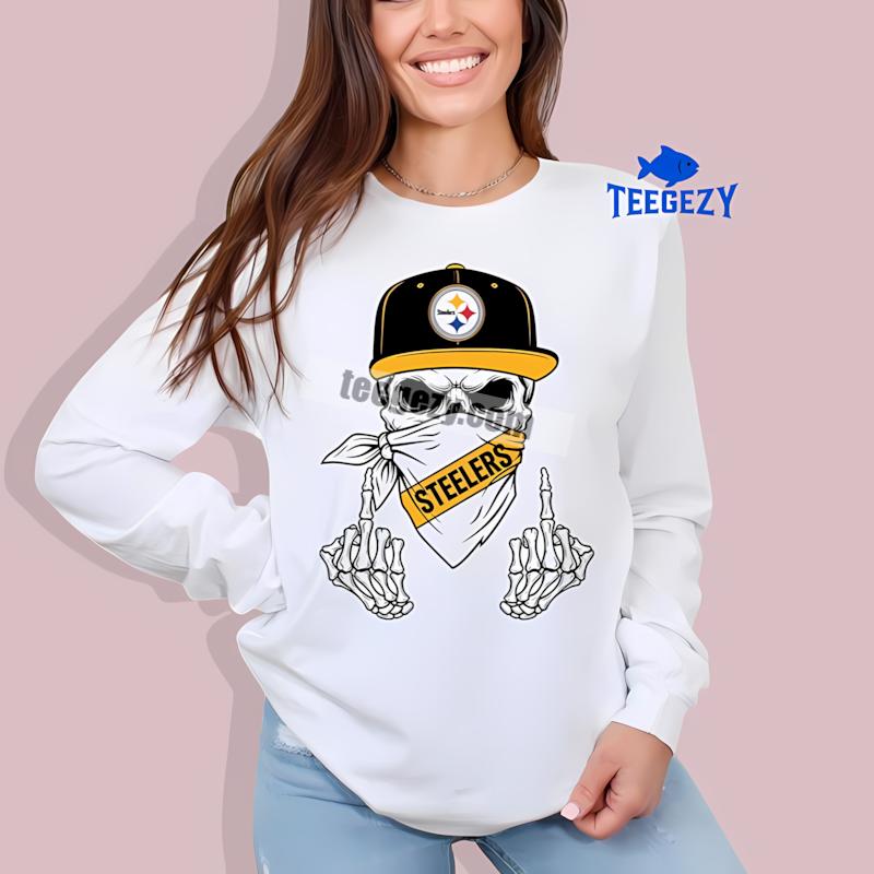 Pittsburgh SLong Sleevelers Skull Bandana Classic Shirt Pittsburgh SLong Sleevelers Skull Bandana Classic Shirt