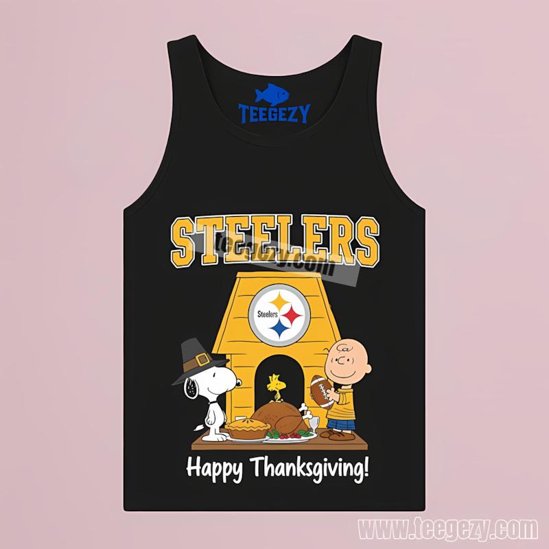 Pittsburgh STanktoplers Snoopy Thanksgiving Mens Shirt Pittsburgh STanktoplers Snoopy Thanksgiving Mens Shirt