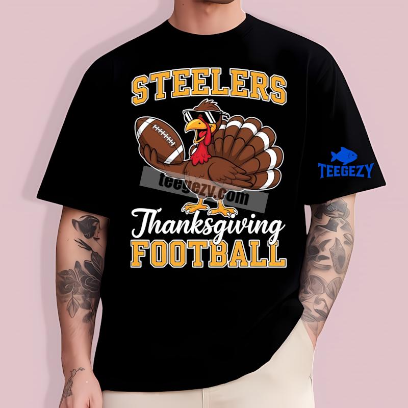 Pittsburgh ST-Shirtlers Thanksgiving Football Turkey Shirt Design Online Pittsburgh ST-Shirtlers Thanksgiving Football Turkey Shirt Design Online