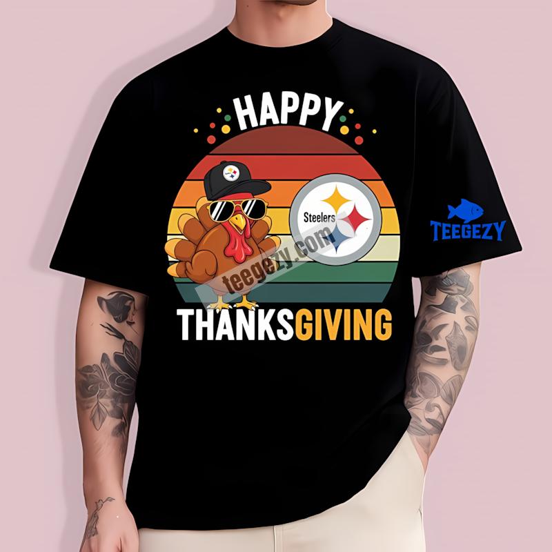 Pittsburgh ST-Shirtlers Thanksgiving Turkey Printed Shirt Pittsburgh ST-Shirtlers Thanksgiving Turkey Printed Shirt