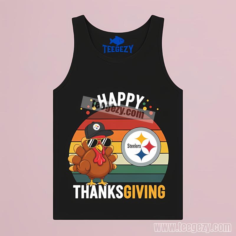 Pittsburgh STanktoplers Thanksgiving Turkey Printed Shirt Pittsburgh STanktoplers Thanksgiving Turkey Printed Shirt