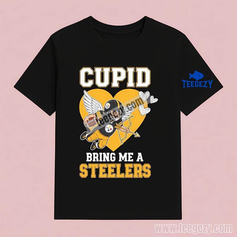 Pittsburgh ST-Shirtlers Valentines Cupid Bring Me A Steelers Shirt Pittsburgh ST-Shirtlers Valentines Cupid Bring Me A Steelers Shirt