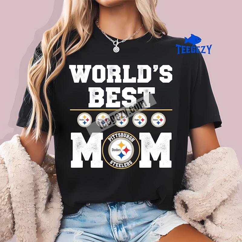Pittsburgh ST-Shirtlers Worlds Best Mom Custom Shirt Pittsburgh ST-Shirtlers Worlds Best Mom Custom Shirt