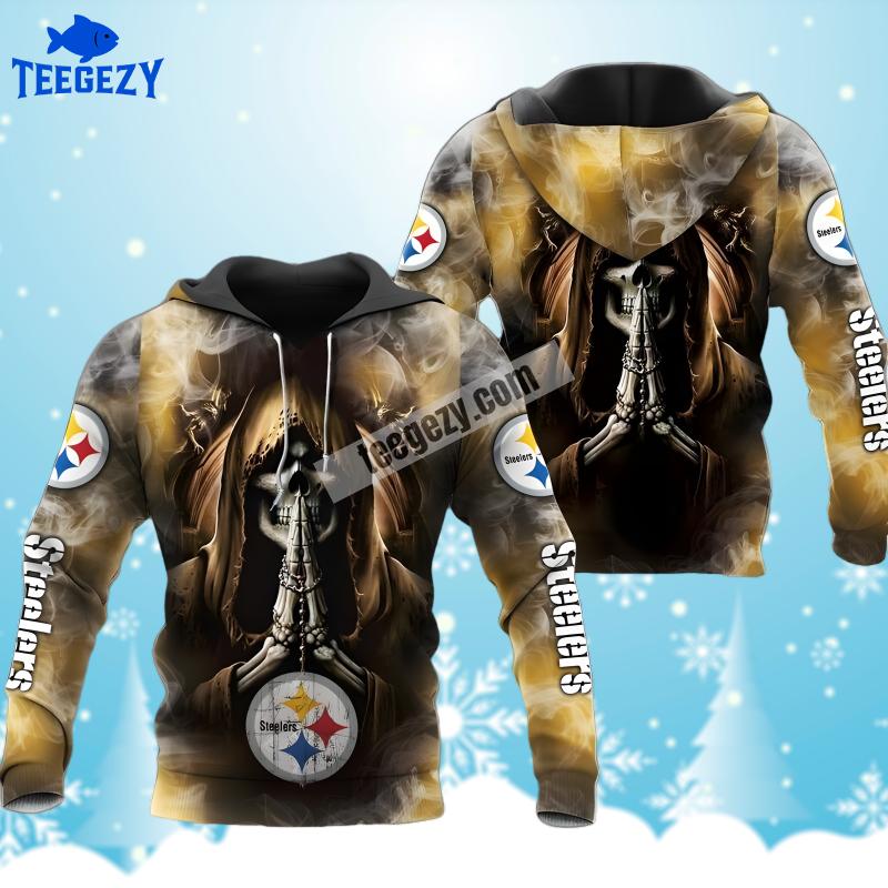 Pittsburgh Steelers Classic Black Yellow Jacket 3D Hoodie Pittsburgh Steelers Classic Black Yellow Jacket 3D Hoodie