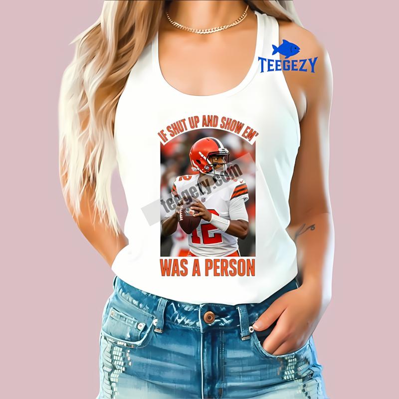 Shedeur Sanders Cleveland Browns Football Quote Graphic Tanktop Shedeur Sanders Cleveland Browns Football Quote Graphic Tanktop