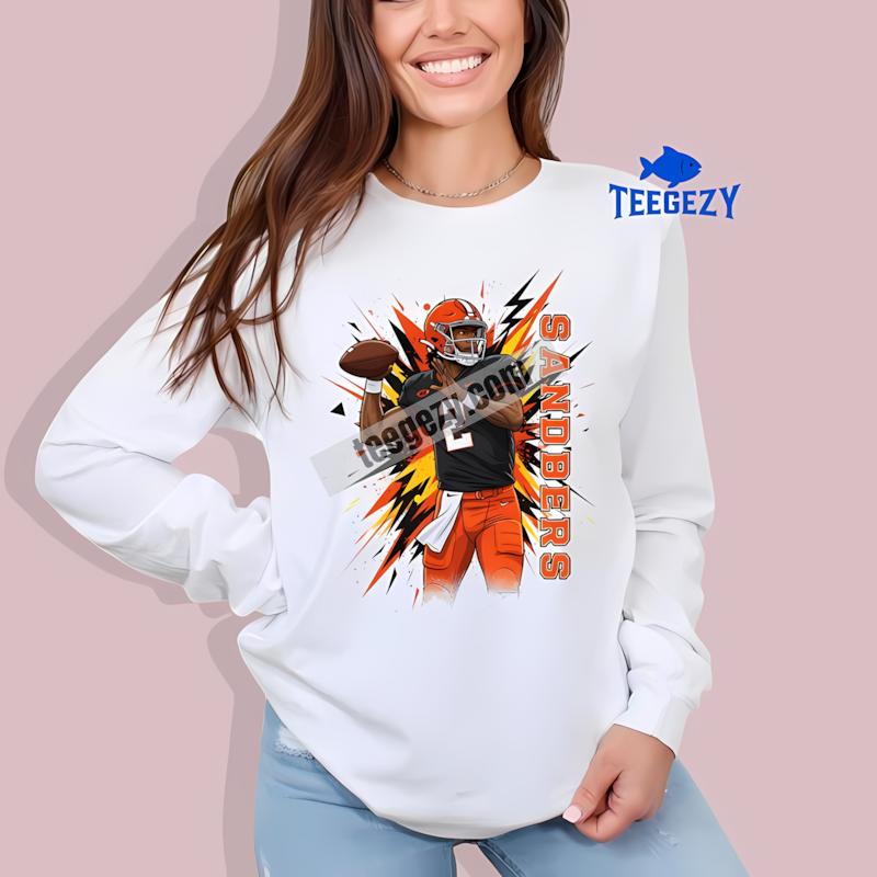 Shedeur Sanders Cleveland Browns Qb Action Sports Long Sleeve Shedeur Sanders Cleveland Browns Qb Action Sports Long Sleeve