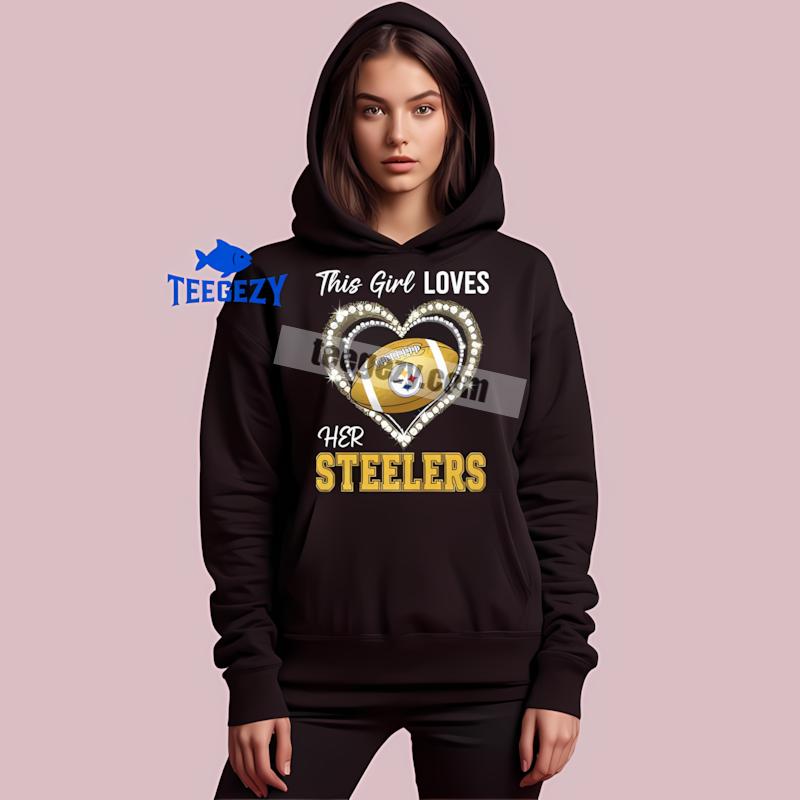 This Girl Loves Her Pittsburgh SHoodielers Regular Shirt This Girl Loves Her Pittsburgh SHoodielers Regular Shirt
