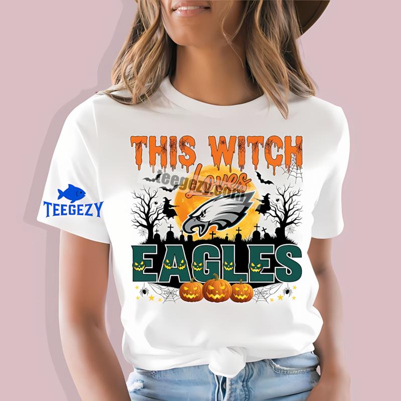 This Witch Loves Philadelphia Eagles Halloween T-Shirt This Witch Loves Philadelphia Eagles Halloween T-Shirt