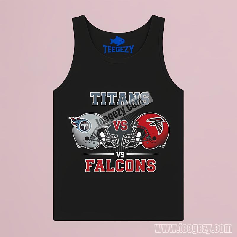 Titans Vs Falcons Graphic Game Day Tanktop Titans Vs Falcons Graphic Game Day Tanktop