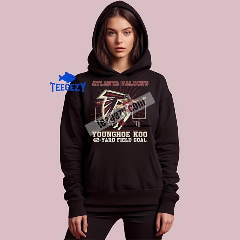 Younghoe Koo Atlanta Falcons Retro Hoodie Younghoe Koo Atlanta Falcons Retro Hoodie