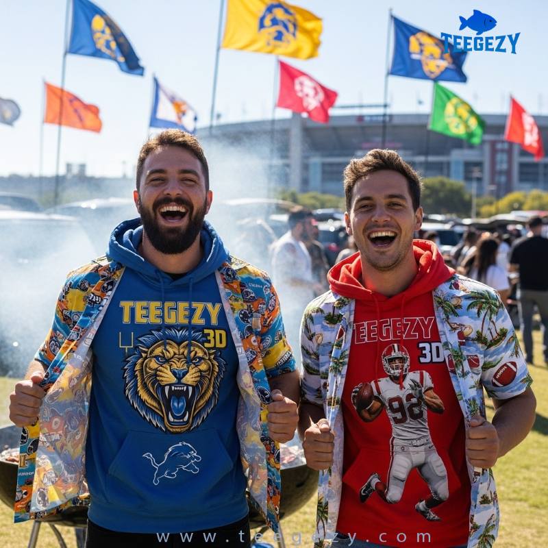 Happy Fans Wearing Teegezy Sublimated Apparel Happy Fans Wearing Teegezy Sublimated Apparel