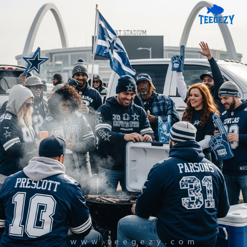 Tailgate Like a Pro Teegezy Reveals Top Dallas Cowboys Outfit Ideas